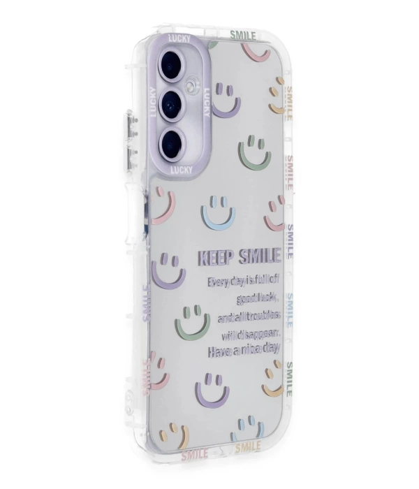 Newface Samsung Galaxy A05S Kılıf Reflexion Desenli Kapak - Desen 2