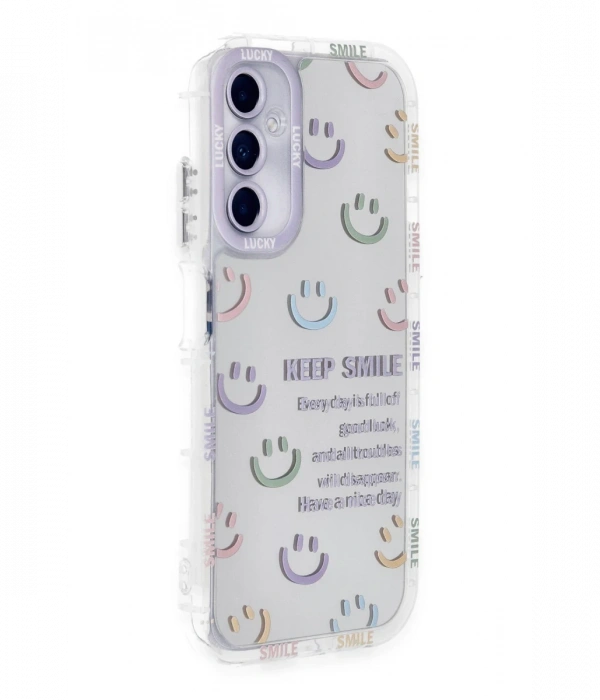 Newface Samsung Galaxy A05S Kılıf Reflexion Desenli Kapak - Desen 2