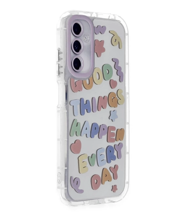 Newface Samsung Galaxy A05S Kılıf Reflexion Desenli Kapak - Desen 7