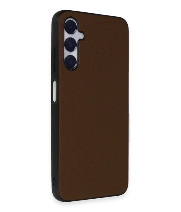 Newface Samsung Galaxy A05S Kılıf Taft Kapak - Kahverengi