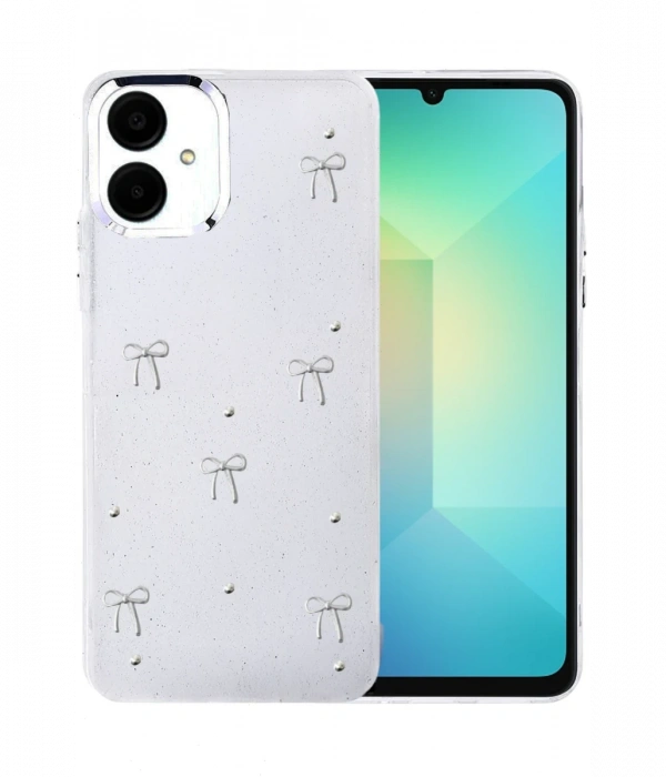 Samsung Galaxy A06 Fiyonk Desenli Kapak