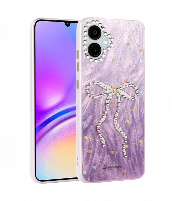 Newface Samsung Galaxy A06 Kılıf Blade Aynalı Desenli Kapak