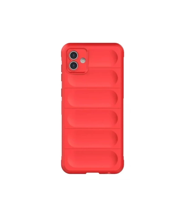 Newface Samsung Galaxy A06 Kılıf Optimum Silikon - Kırmızı