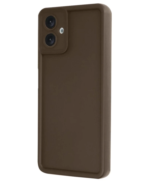 Newface Samsung Galaxy A06 Kılıf Viera Silikon - Kahverengi