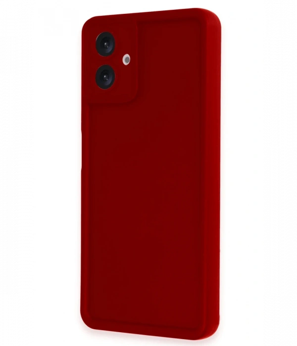 Newface Samsung Galaxy A06 Kılıf Viera Silikon - Kırmızı