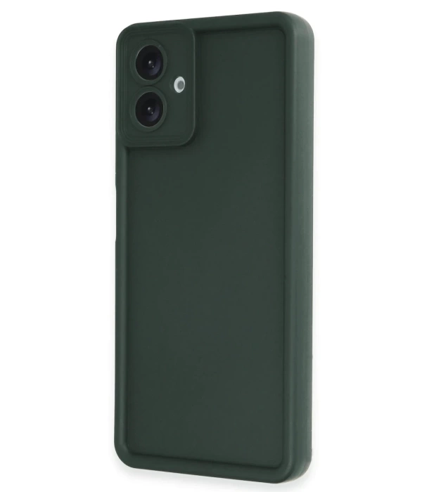 Newface Samsung Galaxy A06 Kılıf Viera Silikon - Koyu Yeşil