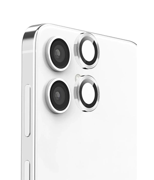 Newface Samsung Galaxy A06 Raze Metal Kamera Lens - Gümüş