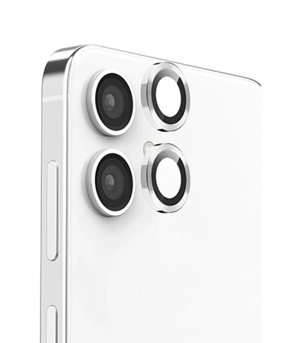 Newface Samsung Galaxy A06 Raze Metal Kamera Lens - Gümüş