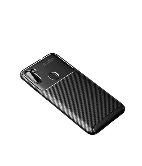 Newface Samsung Galaxy A11 Kılıf Auto Focus Karbon Kapak
