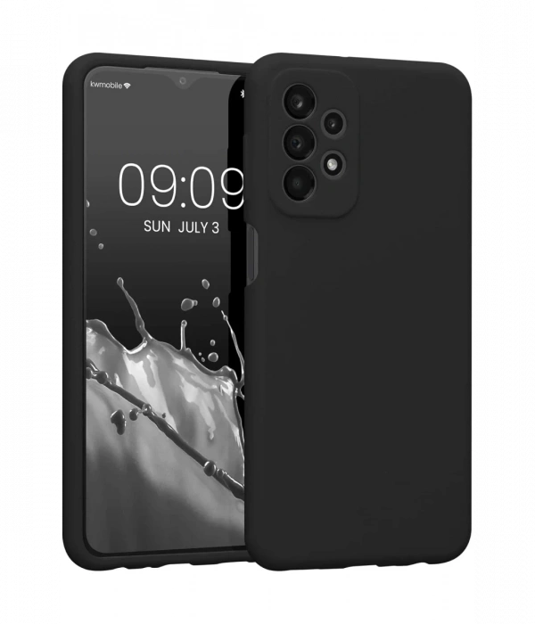 Newface Samsung Galaxy A13 4G Kılıf First Silikon - Siyah