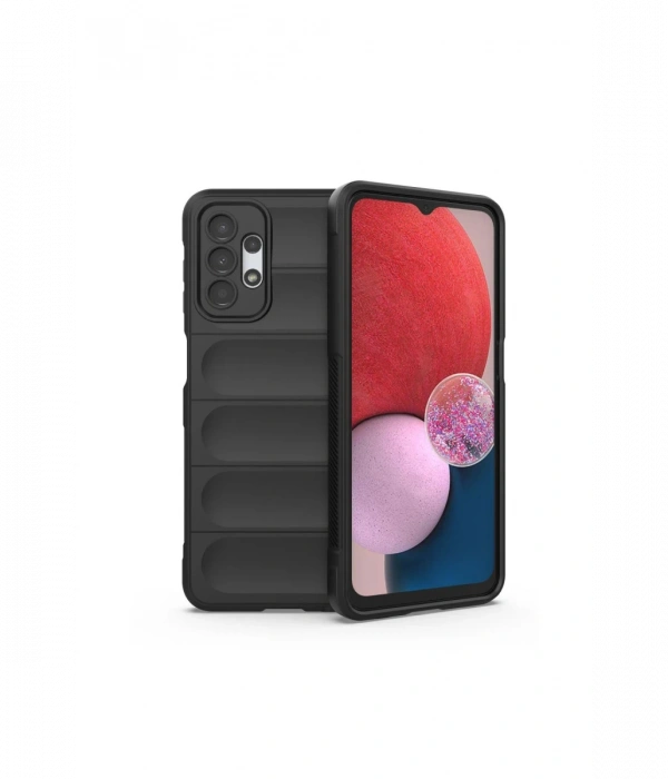 Samsung Galaxy A13 4G Kılıf Optimum Silikon - Siyah