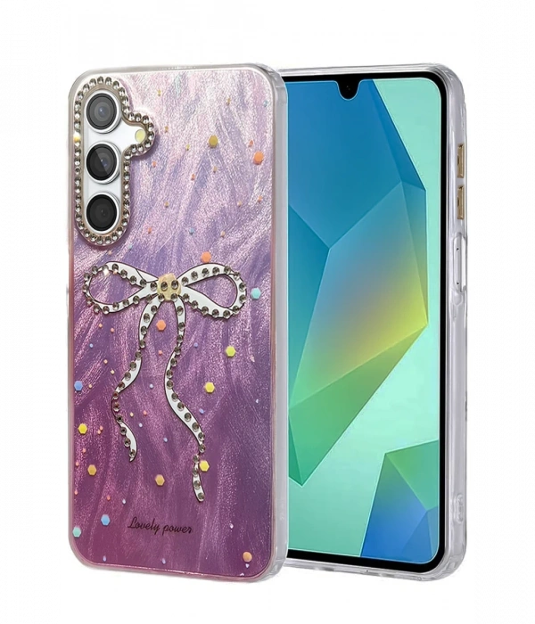 Joy Tekno Samsung Galaxy A14 4G Kılıf Blade Aynalı Desenli Kapak