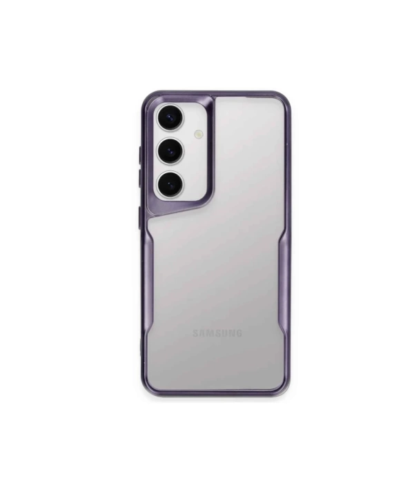 Newface Samsung Galaxy A14 4G Kılıf Boyi Silikon Kapak - Derin Mor