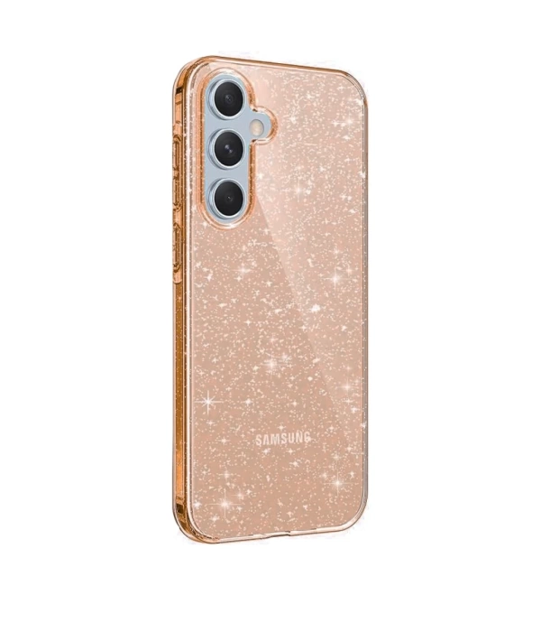 Newface Samsung Galaxy A14 4G Kılıf Glow Kapak - Turuncu
