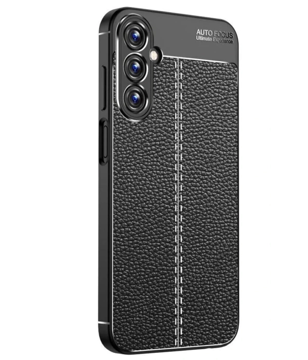 Newface Samsung Galaxy A15 4G Kılıf Auto Focus Kapak - Siyah