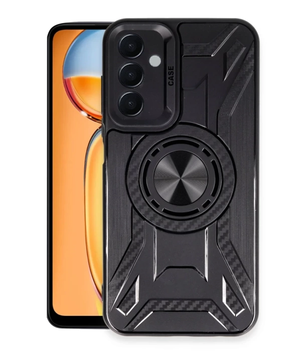 Newface Samsung Galaxy A15 4G Kılıf Lincoln Silikon - Siyah