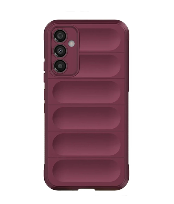 Newface Samsung Galaxy A15 4G Kılıf Optimum Silikon - Bordo
