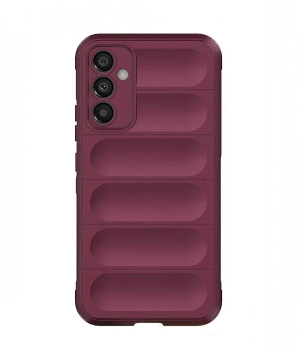 Newface Samsung Galaxy A15 4G Kılıf Optimum Silikon - Bordo