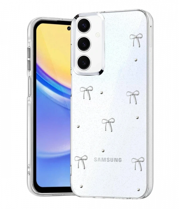 Samsung Galaxy A16 5G Fiyonk Desenli Kapak