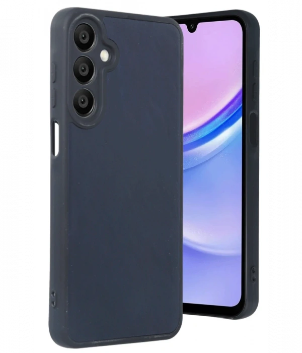 Newface Samsung Galaxy A16 5G Kılıf Aras Deri Kapak - Lacivert