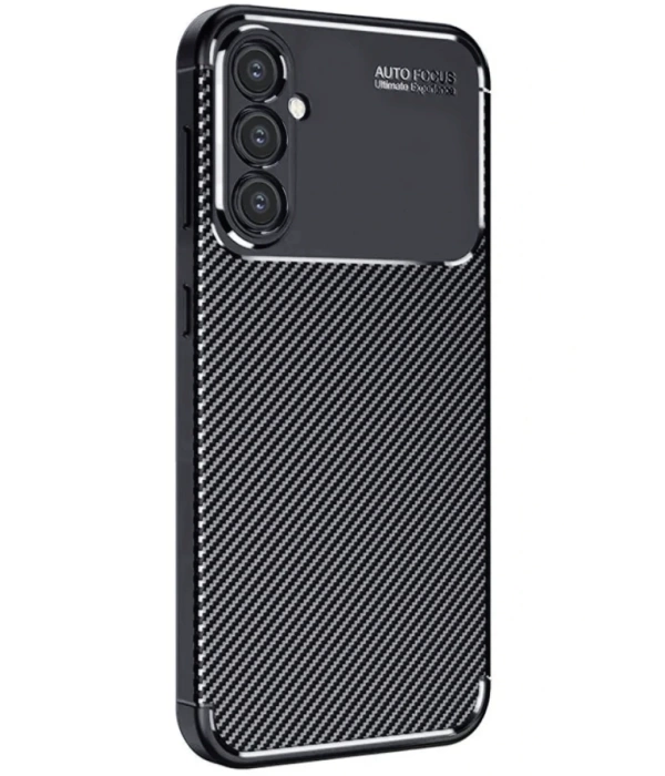 Newface Samsung Galaxy A16 5G Kılıf Auto Focus Karbon Kapak - Siyah