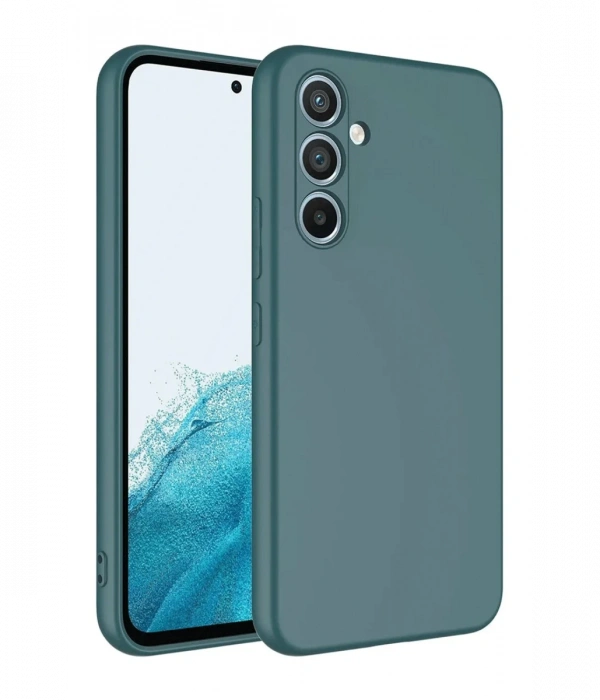 Newface Samsung Galaxy A16 5G Kılıf First Silikon - Koyu Yeşil