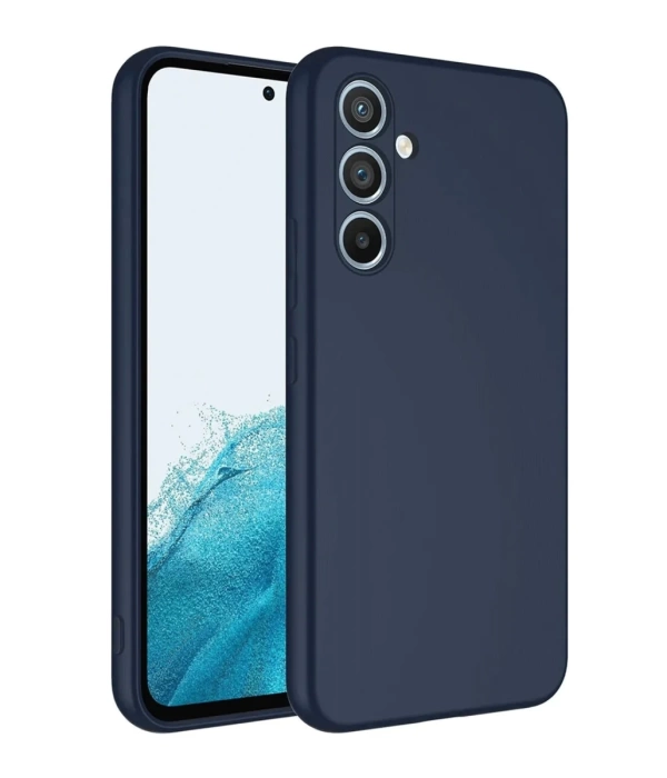 Newface Samsung Galaxy A16 5G Kılıf First Silikon - Lacivert