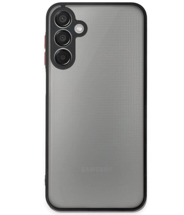 Newface Samsung Galaxy A16 5G Kılıf Montreal Silikon Kapak - Siyah