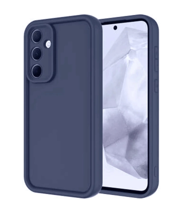 Newface Samsung Galaxy A16 5G Kılıf Viera Silikon - Lacivert