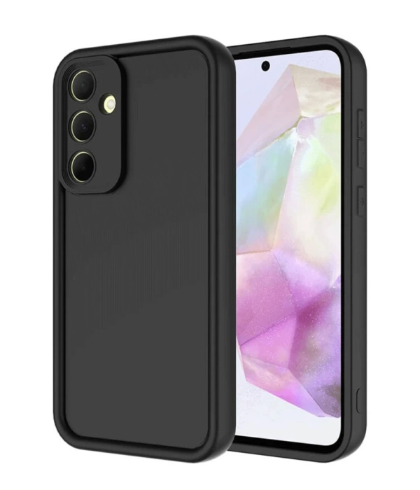 Newface Samsung Galaxy A16 5G Kılıf Viera Silikon - Siyah