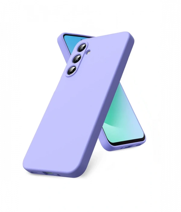 Samsung Galaxy A17 5G Nano içi Kadife Silikon - Lila