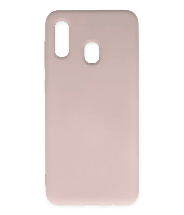 Newface Samsung Galaxy A20 Kılıf Nano içi Kadife Silikon