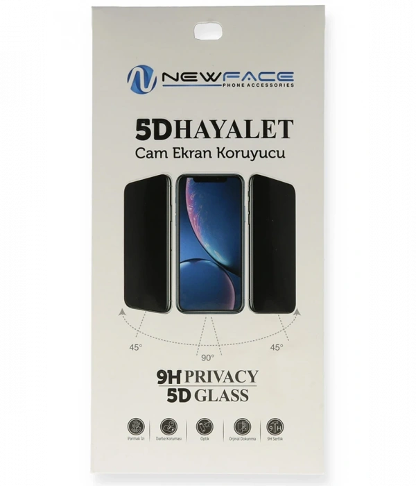 Newface Samsung Galaxy A21S 5D Hayalet Cam Ekran Koruyucu
