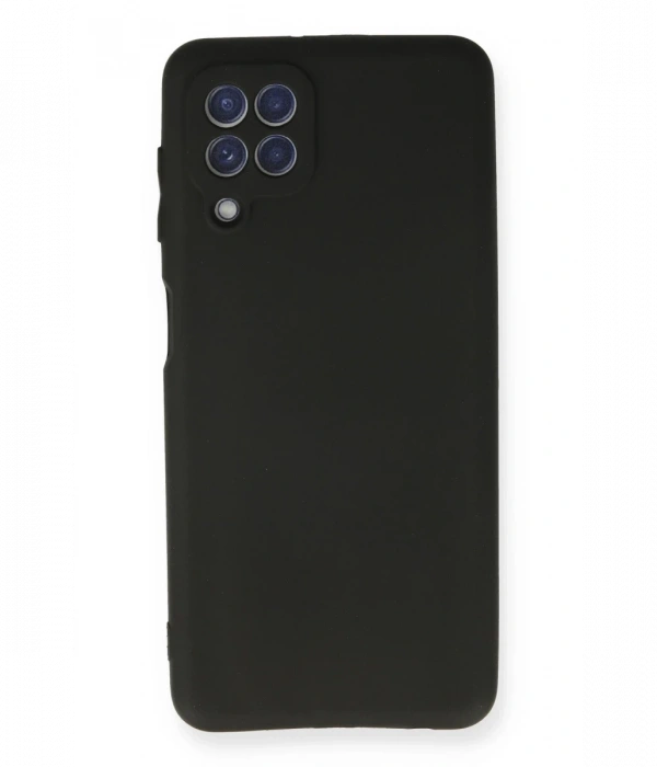 Newface Samsung Galaxy A22 Kılıf First Silikon - Siyah