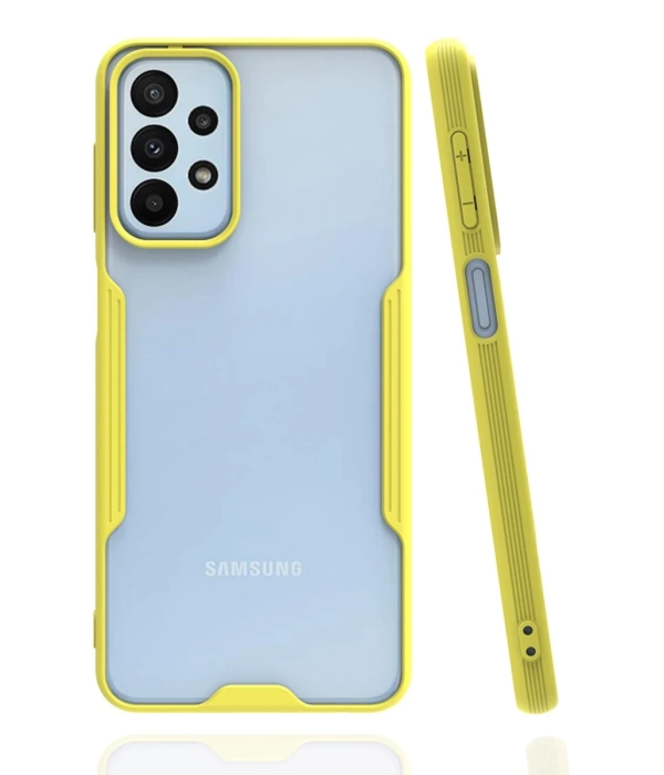 Newface Samsung Galaxy A23 4G Kılıf Platin Silikon