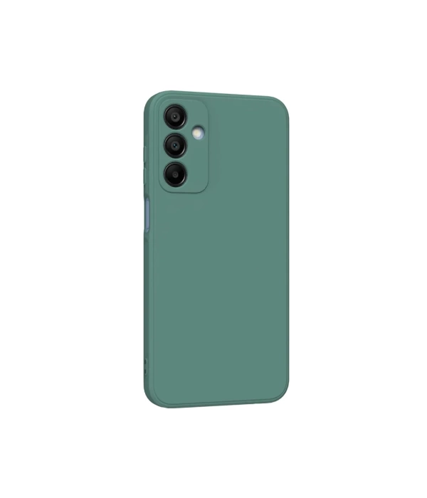 Newface Samsung Galaxy A25 5G Kılıf First Silikon - Koyu Yeşil