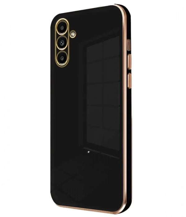 Newface Samsung Galaxy A25 5G Kılıf Volet Silikon - Siyah