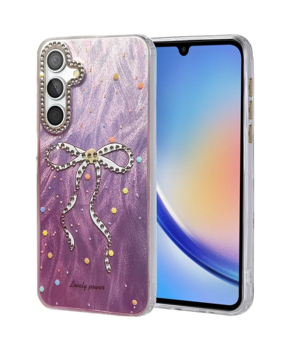 Newface Samsung Galaxy A34 5G Kılıf Blade Aynalı Desenli Kapak