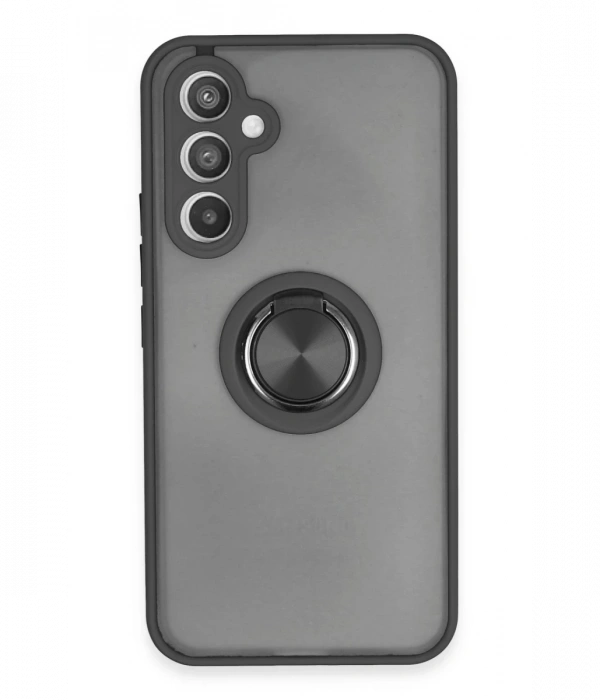 Joy Tekno Samsung Galaxy A34 5G Kılıf Montreal Yüzüklü Silikon Kapak
