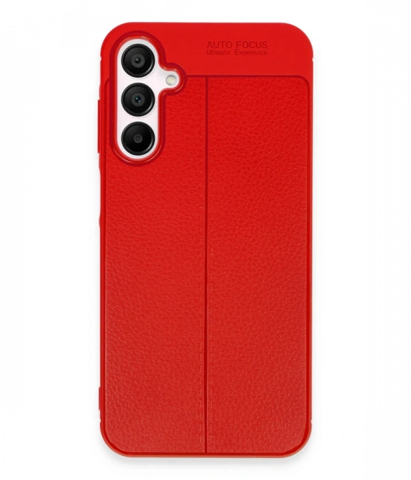 Newface Samsung Galaxy A35 5G Kılıf Auto Focus Kapak - Kırmızı