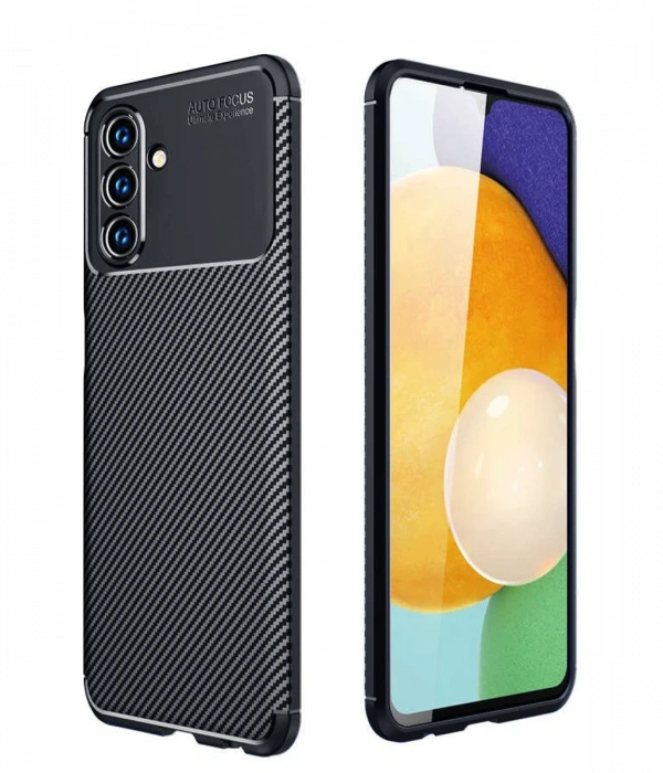 Samsung Galaxy A36 Kılıf Auto Focus Karbon Kapak