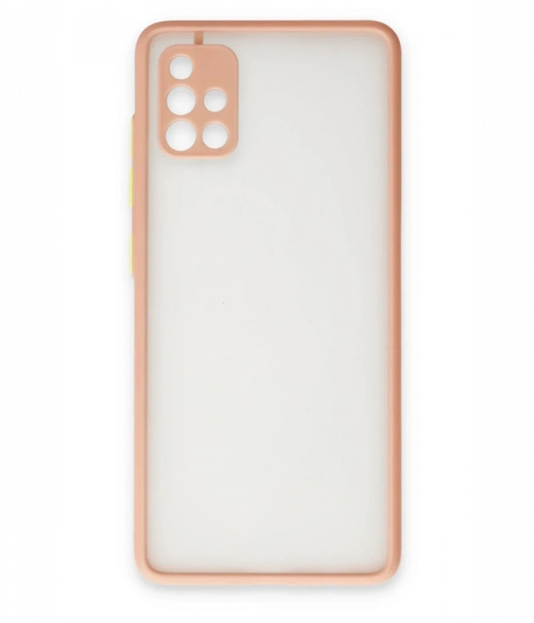 Samsung Galaxy A51 Kılıf Montreal Silikon Kapak - Pembe