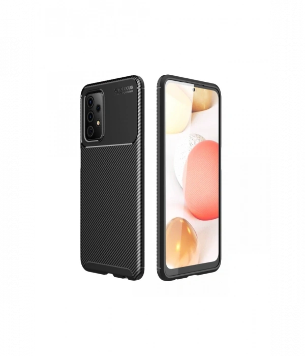 Newface Samsung Galaxy A52 Kılıf Auto Focus Karbon Kapak
