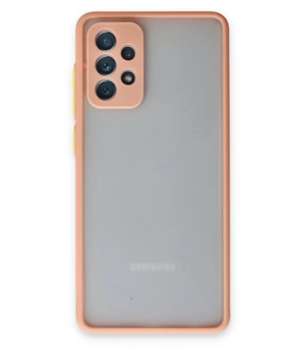 Newface Samsung Galaxy A52 Kılıf Montreal Silikon Kapak - Pembe