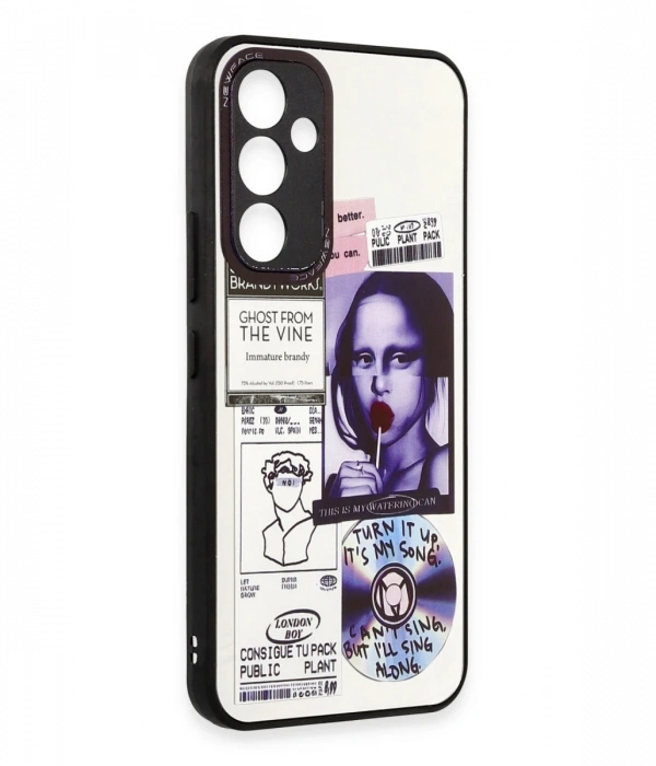 Newface Samsung Galaxy A54 5G Kılıf Mirror Desenli Kapak