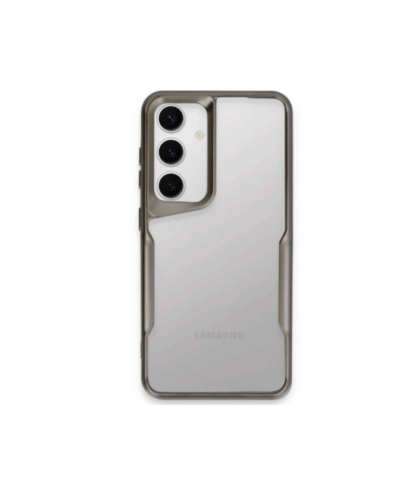 Newface Samsung Galaxy A55 5G Kılıf Boyi Silikon Kapak - Titan Gri
