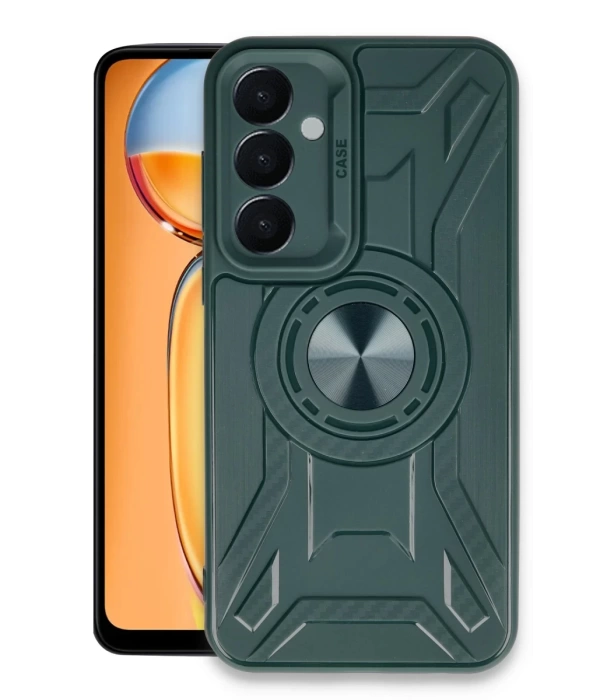 Newface Samsung Galaxy A55 5G Kılıf Lincoln Silikon - Lacivert