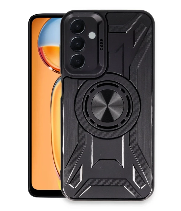Newface Samsung Galaxy A55 5G Kılıf Lincoln Silikon - Siyah