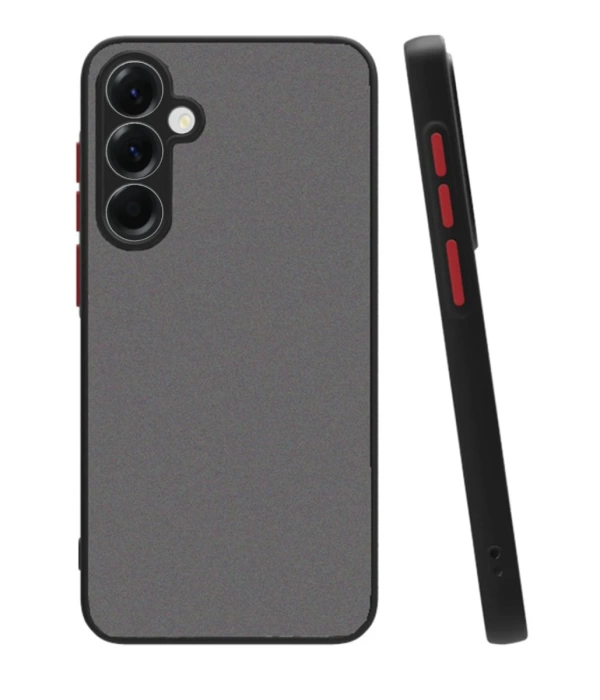 Newface Samsung Galaxy A56 Kılıf Montreal Silikon Kapak - Siyah