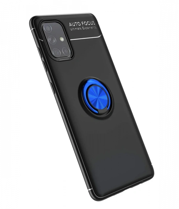 Samsung Galaxy A71 Kılıf Range Yüzüklü Silikon